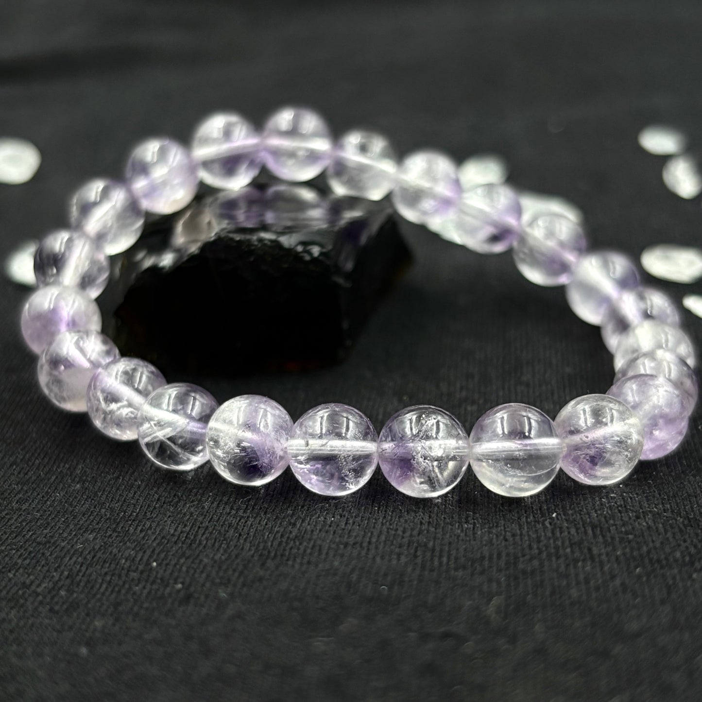 Authentic White Azeztulite Bracelet by Azez | The Ascension Stone | For Raising Vibration & Spiritual Awakening | High-Frequency Healing Crystal