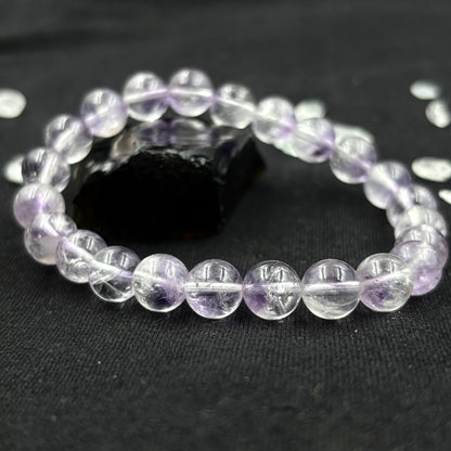 Authentic White Azeztulite Bracelet by Azez | The Ascension Stone | For Raising Vibration & Spiritual Awakening | High-Frequency Healing Crystal