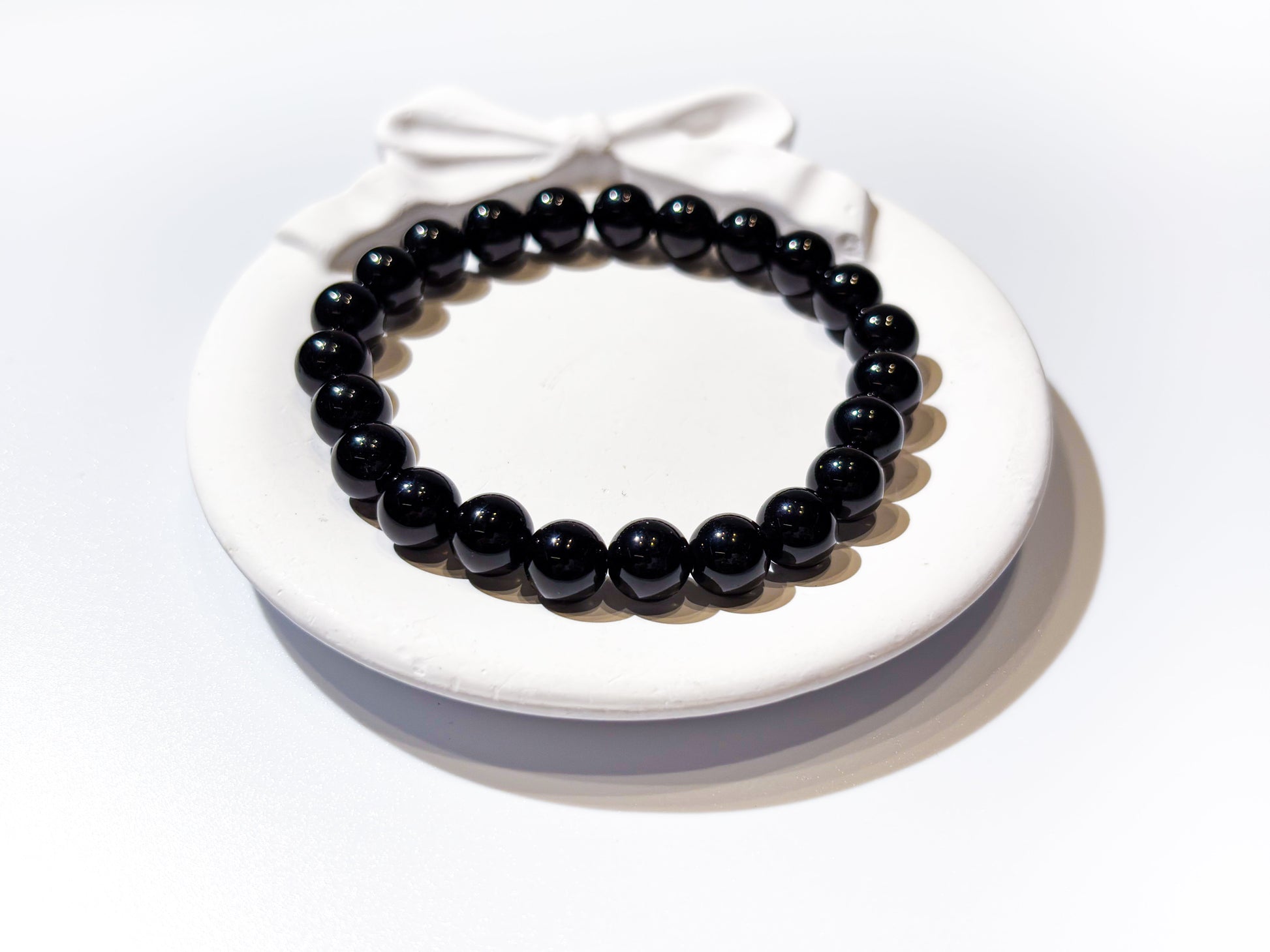 Natural Black Obsidian Bracelet | The Ultimate Protection Stone | Grounding & Cleansing Jewelry - Nura Crystal