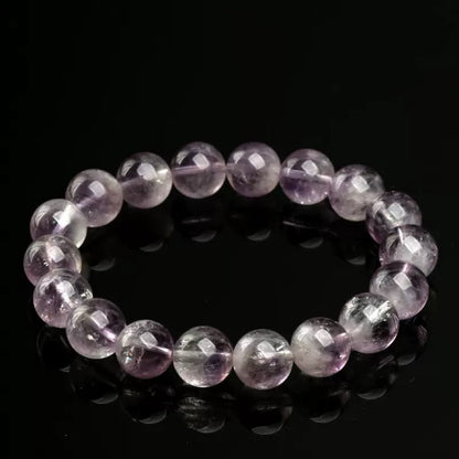 Natural Purple Rabbit Hair Quartz Bracelet | The Venus Stone for Love & Attraction | Enhances Feminine Charm, Heals the Heart & Attracts Soulmates - Nura Crystal