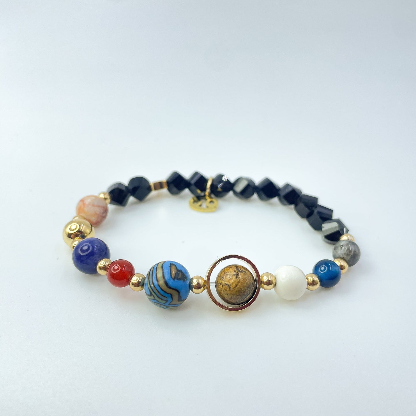 Planet Series - Cancer Nature Stone Zodiac Bracelet - Nura Crystal