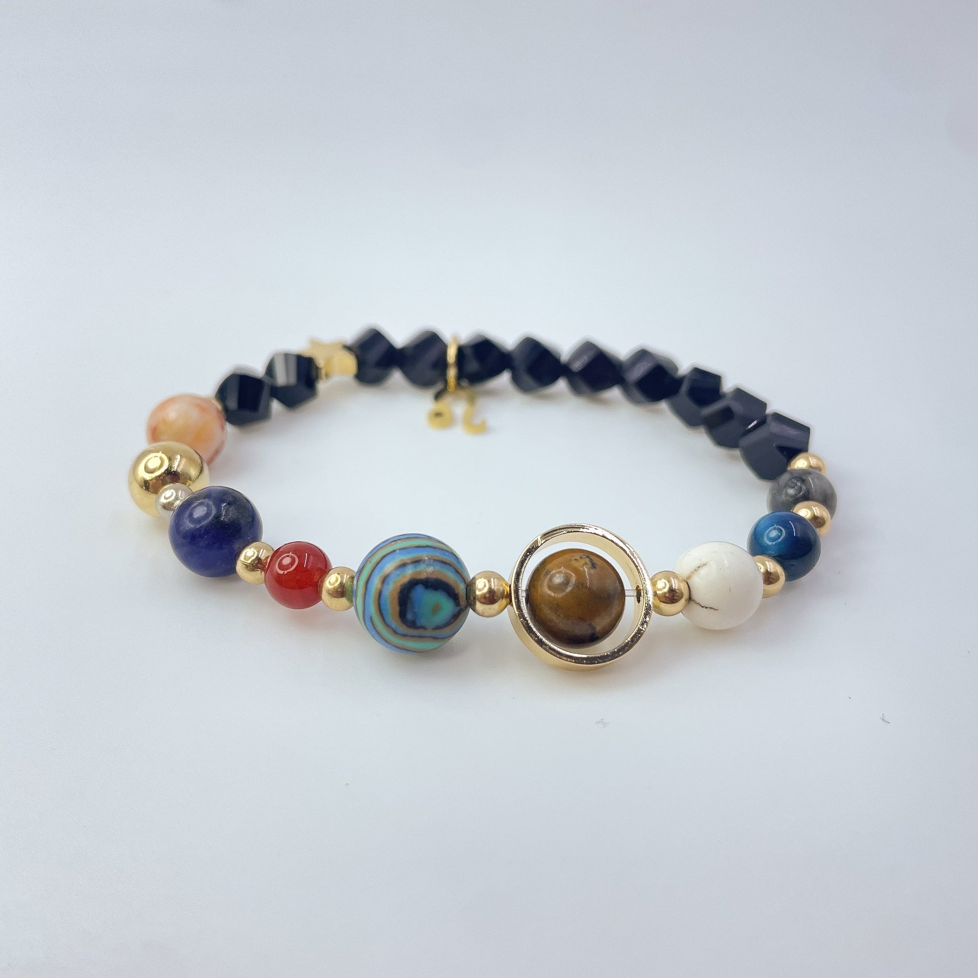 Planet Series - Leo Nature Stone Zodiac Bracelet - Nura Crystal