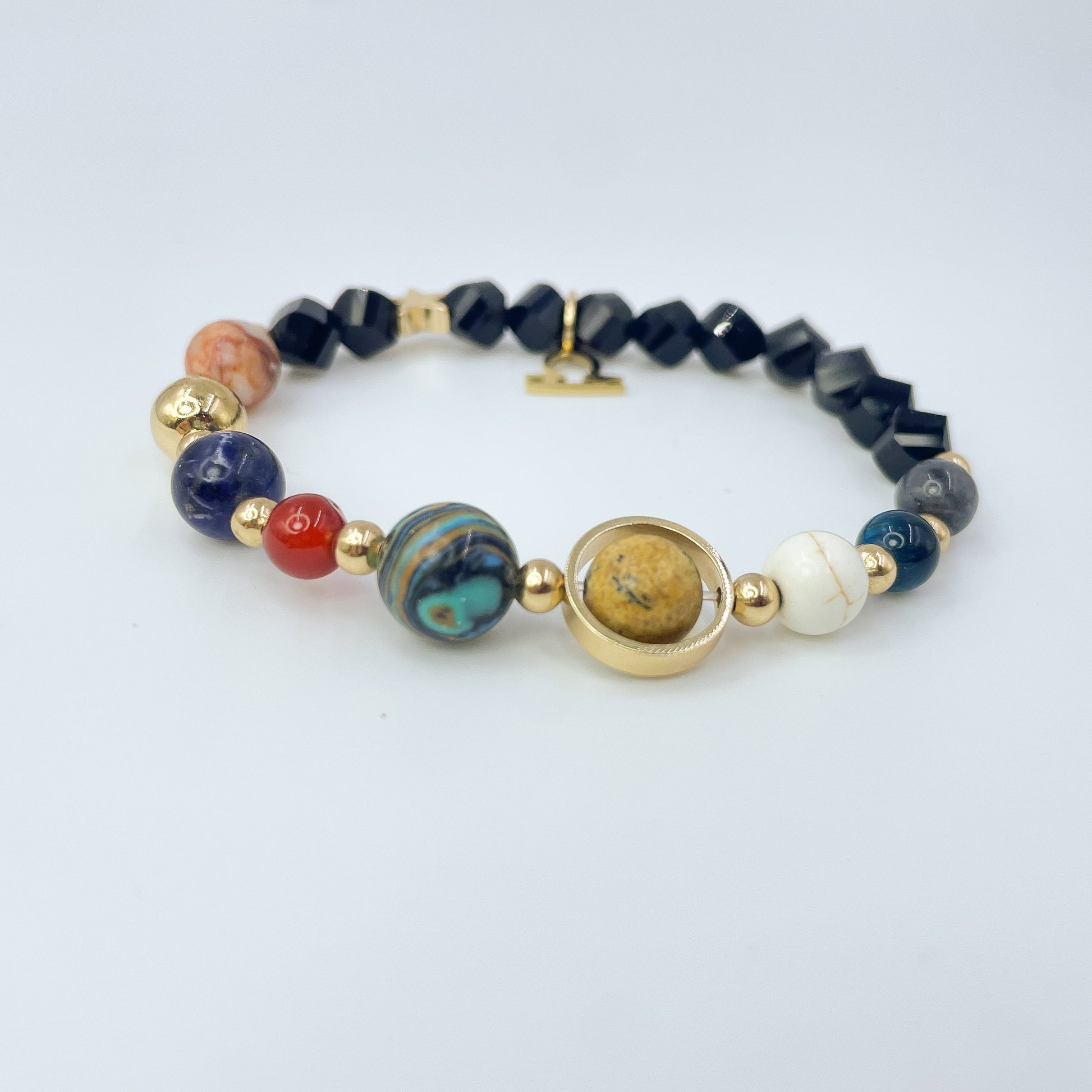 Planet Series - Libra Nature Stone Zodiac Bracelet - Nura Crystal