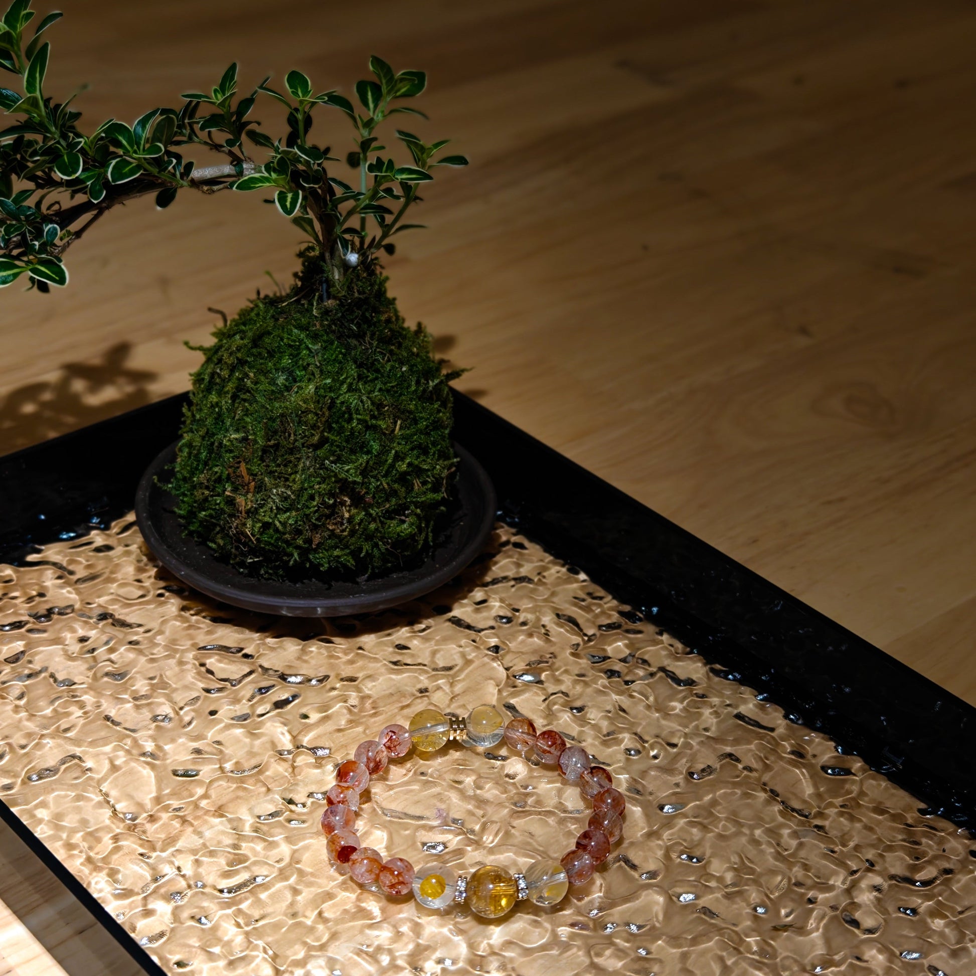 Red Hematoid Quartz & Citrine Crystal Healing Set Chakra - Balancing Crystal Jewelry - Nura Crystal